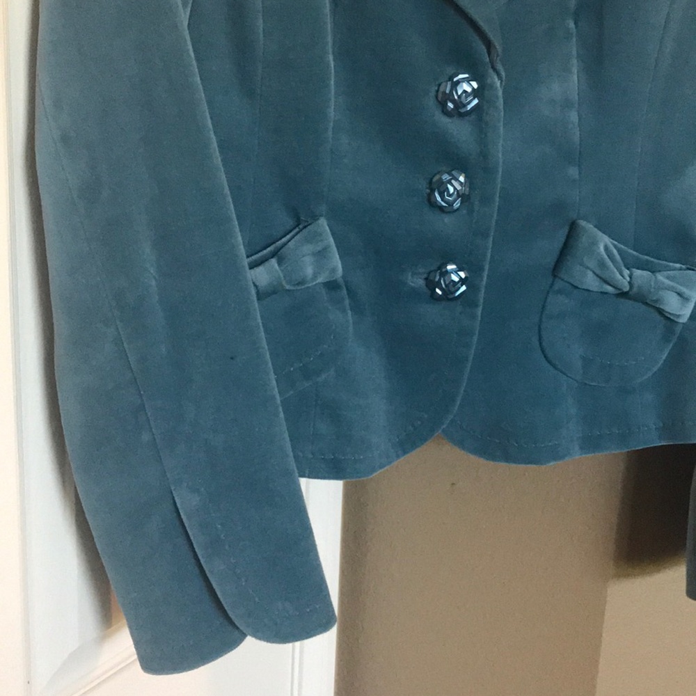 Velvet Light Blue Jacket 💙 - Picture 4 of 7